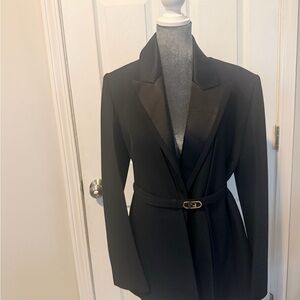 Fendi Black Belted Blazer